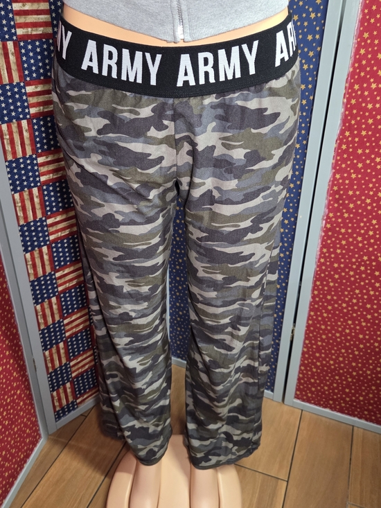 Other - **ARMY Camouflage Lounge Pants with Branded Waistband**